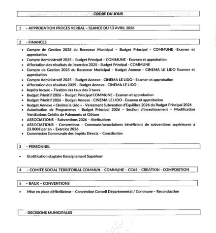 Posez vos questions au prochain Conseil Municipal 