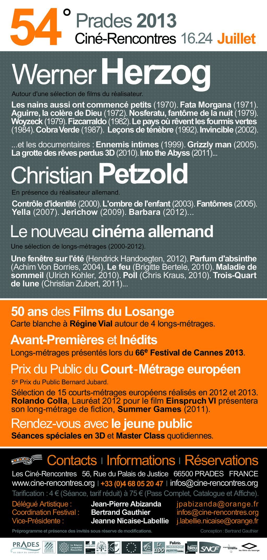 ciné rencontres prades 2013