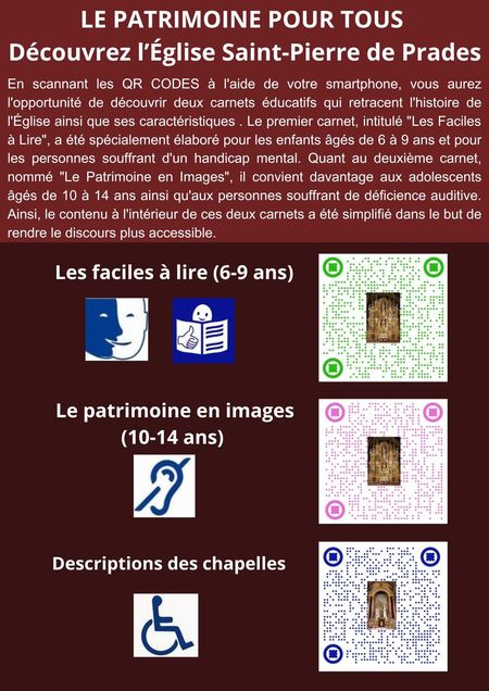 LABEL TOURISME ET HANDICAP pour l'Eglise et son trsor