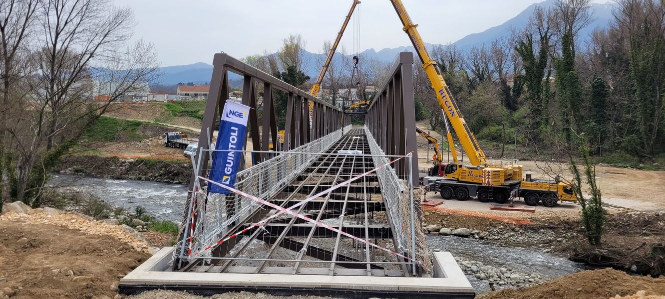 POSE PASSERELLE 17